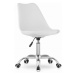 Otočná židle ALBA - bílá