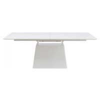 KARE Design Rozkládací jídelní stůl Benvenuto - bílý, 200(50)x110cm