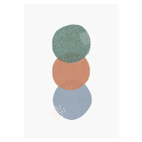 Ilustrace Abstract soft circles part 2, Laura Irwin, 30 × 40 cm