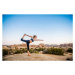 Fotografie Hispanic woman performing yoga in desert, Jacobs Stock Photography Ltd, 40 × 26.7 cm