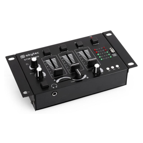 Skytec STM-3020, 3/2-kanálový DJ mixážní pult, MP3 USB vstup
