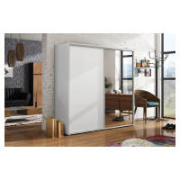 Šatní skříň Ska A20 Barva korpusu: Bílá, Rozměry: 150 cm, Dveře: Grafit