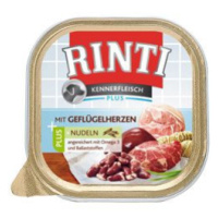 Rinti Dog Kennerfleisch vanička drůbeží srdíčka nudle 300g