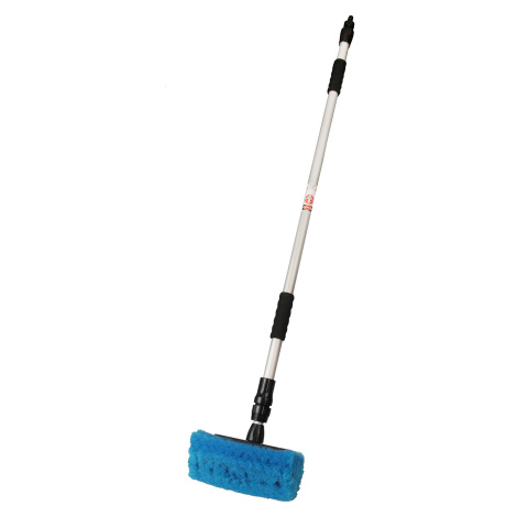 Teleskopický kartáč na mytí aut s přípojkou na vodu 158 cm