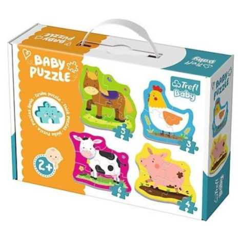 Trefl Baby Puzzle zvířátka na farmě