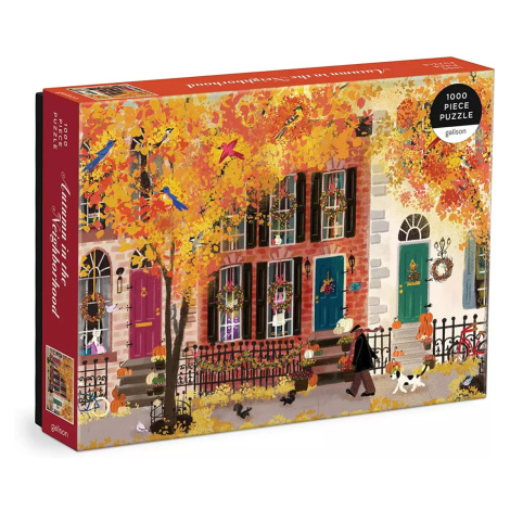 Galison Puzzle Podzim v sousedství 1000 dílků Trefl