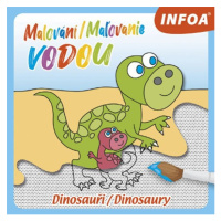 Malování / Maľovanie vodou - Dinosauři / Dinosaury