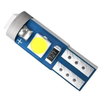 LED žárovka T5 3030 3SMD 1,2W pro podsvícení budíků palubní desky bílá