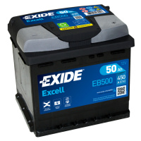 Exide Excell 12V 50Ah 450A EB500