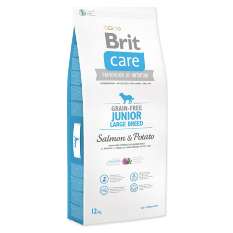 Brit Care dog Grain free Junior Large Breed Salmon & Potato - 12kg