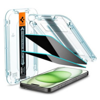 Spigen Glass tR EZ Fit HD Privacy 1 Pack iPhone 15 Plus