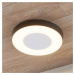 Lucande LED venkovní stropní svítidlo Sora, kulaté, snímač