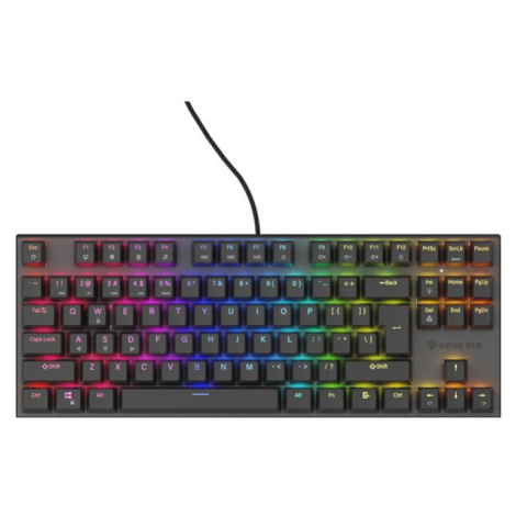 Genesis THOR 303 TKL Outemu Red mechanická klávesnice CZ/SK černá