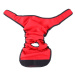 Vsepropejska Fixed červené hárací kalhotky pro psa Obvod slabin (cm): 66 - 84