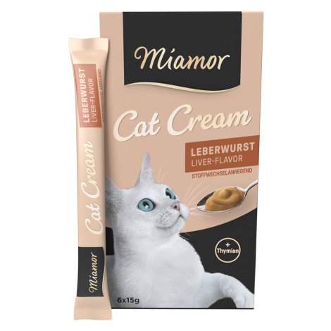 Miamor Cat Snack játrový krém - 6 x 15 g