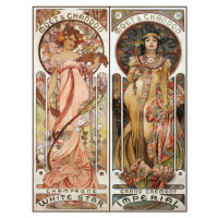 Obrazová reprodukce Moet & Chandon, Alfons Mucha, 30 × 40 cm