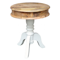 indickynabytek.cz - Odkládací stolek Dhari 50x60x50 z mangového dřeva