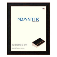 DANTIK rámeček 40 × 50, ANDRÉ velký černý plexi čiré