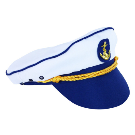RAPPA - Dětská čepice kapitán námořník modrá