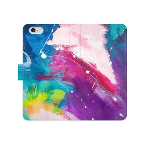 iSaprio flip pouzdro Abstract Paint 05 pro iPhone 6/6S