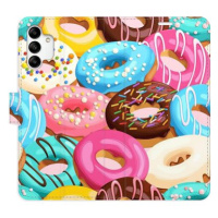 iSaprio flip pouzdro Donuts Pattern 02 pro Samsung Galaxy A04s