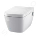 GEBERIT Duofix Modul pro závěsné WC s tlačítkem Sigma01, matný chrom + Tece One sprchovací toale