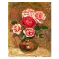Pierre Auguste Renoir - Obrazová reprodukce Roses in a pot, (30 x 40 cm)