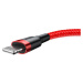 Datový kabel Baseus Cafule Cable USB pro Lightning 1.5A 2M, červená