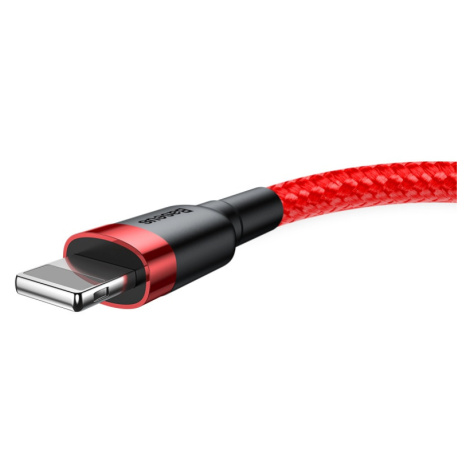 Datový kabel Baseus Cafule Cable USB pro Lightning 1.5A 2M, červená