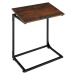 tectake 404441 odkládací stolek s naklápěcí deskou ruston 55x35x66,5cm - Industriální dřevo tmav