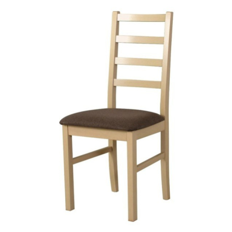 Jídelní židle NILA 8 dub sonoma/hnědá