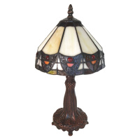 Clayre&Eef Stolní lampa 5LL-6108, styl Tiffany