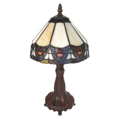 Clayre&Eef Stolní lampa 5LL-6108, styl Tiffany Clayre & Eef
