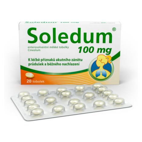 Soledum 100mg 20 měkkých tobolek