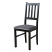 Jídelní židle BOLS 4 černá/antracit