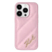 Kryt Karl Lagerfeld KLHCP14SPQDSMGP iPhone 14 6.1" pink hardcase Diagonal Quilted Script (KLHCP1