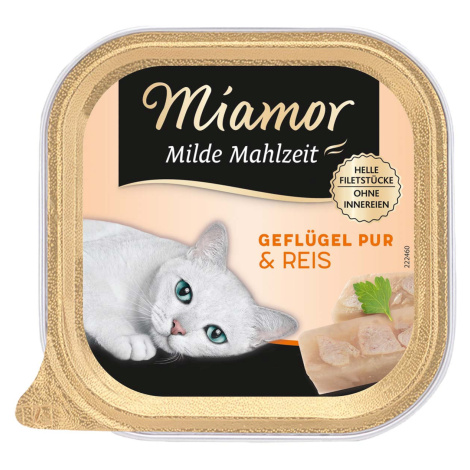 Miamor Milde Mahlzeit, čisté drůbeží a rýže 32x100g