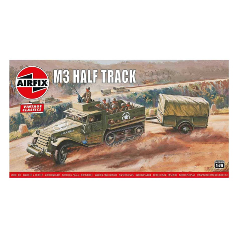Classic Kit VINTAGE military A02318V - M3 Half Track & 1 Ton Trailer (1:76) AIRFIX