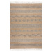 Flair Rugs koberce Kusový koberec Jubilant Medina Jute Natural/Grey - 160x230 cm