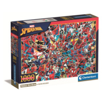 Clementoni - Puzzle 1000 Impossible Spider-Man - Compact