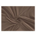 Kvalitex Saténové prostěradlo Luxury Collection 120 × 200 cm tmavě hnědé Výška matrace do 22 cm