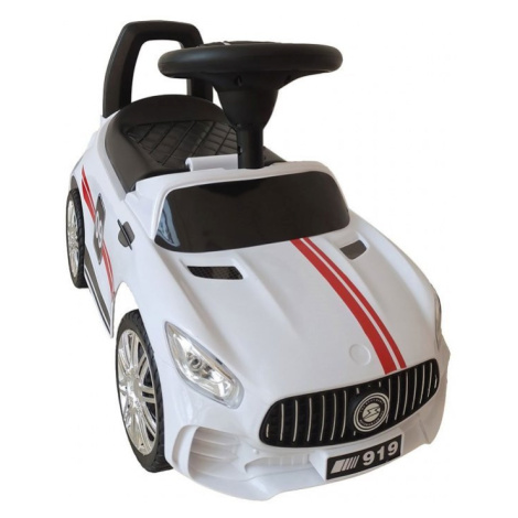 Dětské odrážedlo se zvukem Baby Mix RACER bílé auto