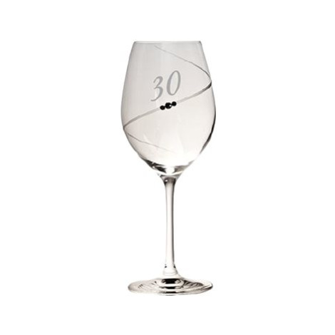 B.BOHEMIAN Jubilejní sklenička na víno "30" 470 ml COSMIC 1 ks