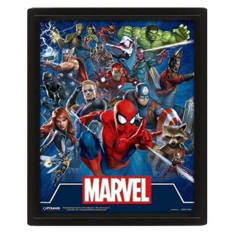 3D obraz Marvel