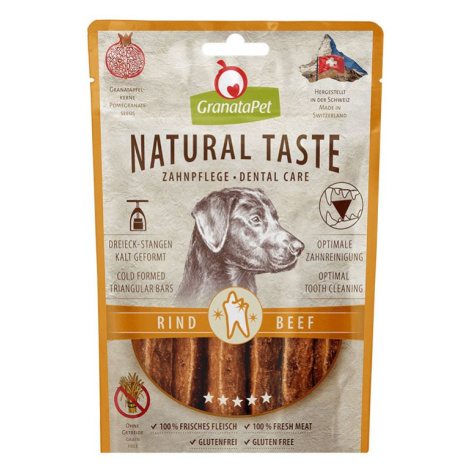 GranataPet Natural Taste Dental Care hovězí 5 × 70 g