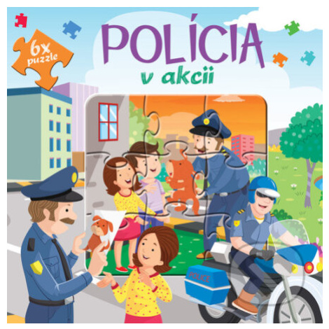 Polícia v akcií (6 x puzzle) - puzzle z kategorie Maxi dílky FONI book