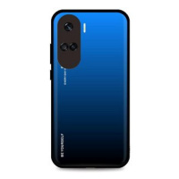 TopQ Kryt LUXURY Honor 90 Lite 5G pevný duhový modrý 120726