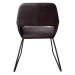 LuxD Designová židle Derrick, antik šedá