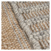 Flair Rugs koberce Kusový koberec Jubilant Medina Jute Natural/Grey - 120x170 cm