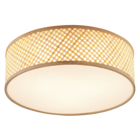 Orientální bambusové stropní svítidlo přírodní 40 cm - Tremmo QAZQA